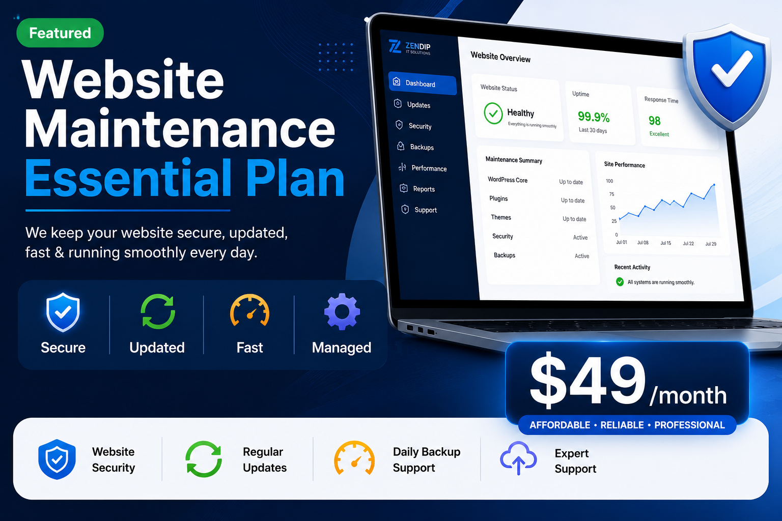 Website Maintenance Essential Plan