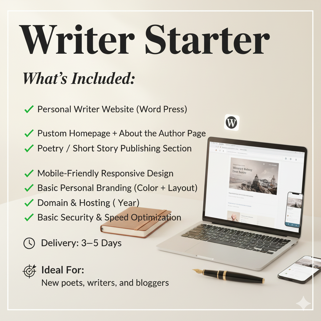 Package A — Writer Starter