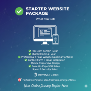 Starter Website (One-Page)