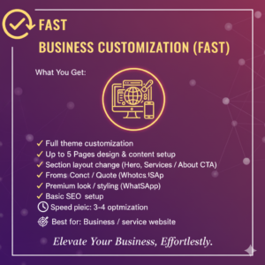 Business Customization (FAST)