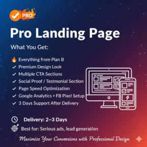 Pro Landing Page