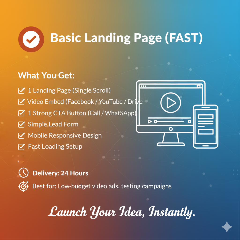 Basic Landing Page