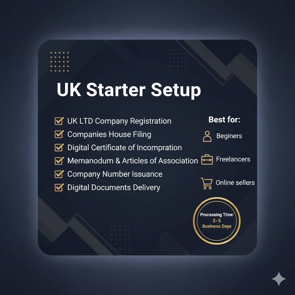 Package A-UK Starter Setup