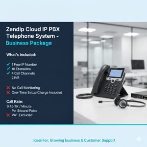 Zendip Cloud IP PBX Telephone System(Starter Package)